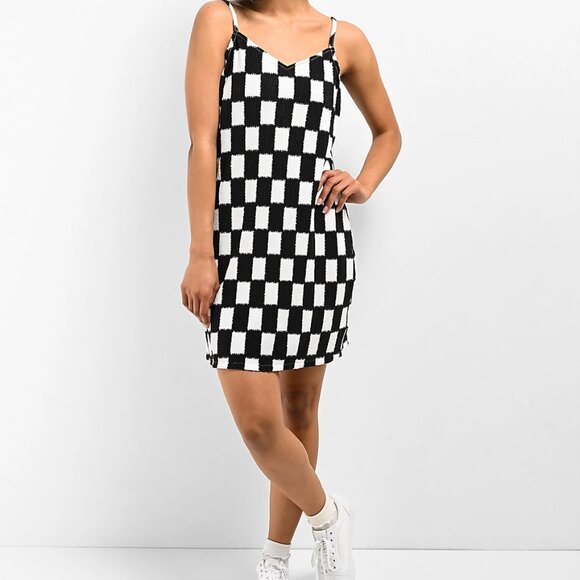 Vans Benton Checker Cami Dress - XL - Picture 1 of 8